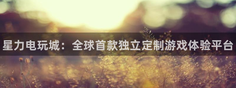 天美娱乐4主管：星力电玩城：全球首款独立定制游戏体验平台