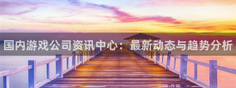 天美娱乐app苹果版：国内游戏公司资讯中心：最新动态与趋势分